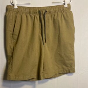 Eddie Bauer Tan Athletic Shorts with Elastic Waistband